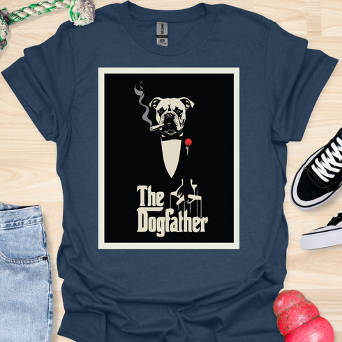 The Dogfather - V5 - Having a Cigar T-Shirt
